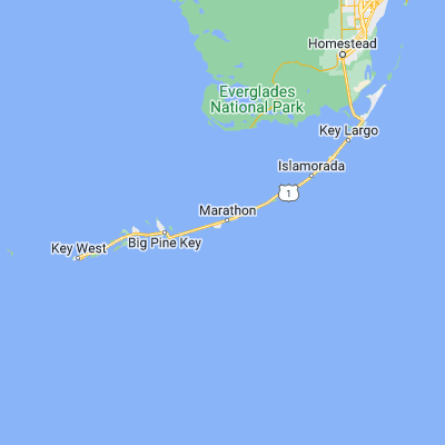 Map showing location of Vaca Key (24.719030, -81.068960)