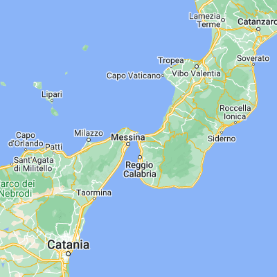 Map showing location of Villa San Giovanni (38.227570, 15.638590)
