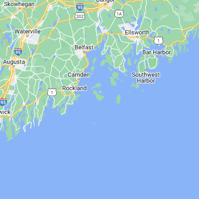 Map showing location of Vinalhaven (44.048140, -68.831700)