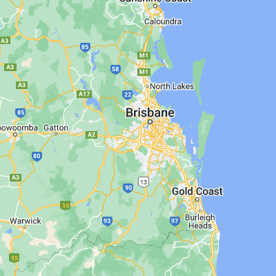 Map showing location of Wacol (-27.583330, 152.933330)