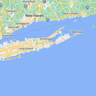Map showing location of Westhampton Beach (40.803160, -72.614540)