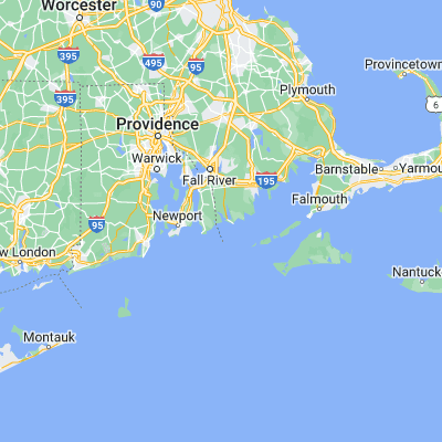 Map showing location of Westport Harbor (41.508300, -71.093300)