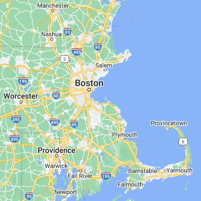 Map showing location of Weymouth Fore River (42.275100, -70.930050)