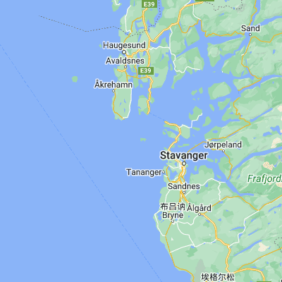 Map showing location of Ystabøhamn (59.062270, 5.402490)