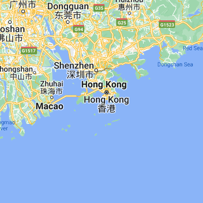 Map showing location of Yung Shue Wan (22.233330, 114.116670)