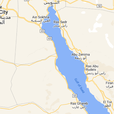 Map showing location of Za‘farānah (29.110070, 32.660120)